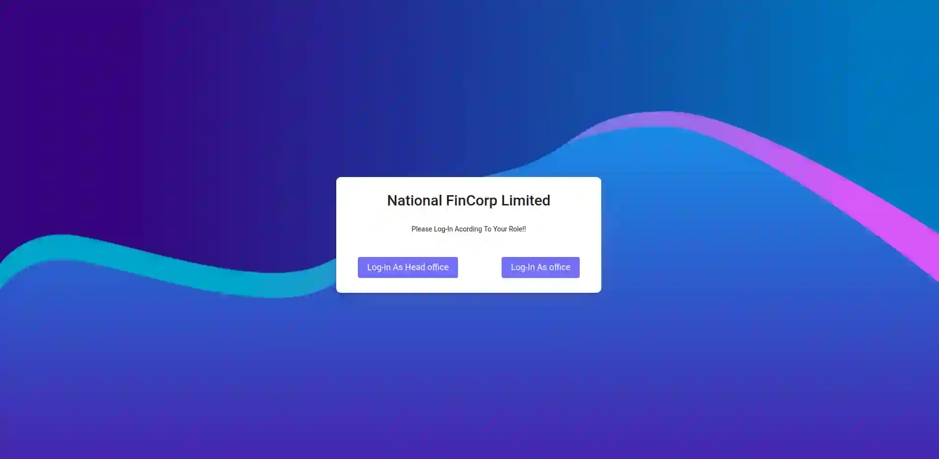 Fincorp Office Panel